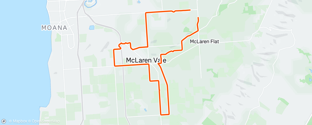 Mapa da atividade, Morning Ride