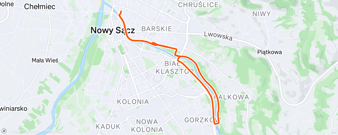 Map of the activity, Afternoon Ride