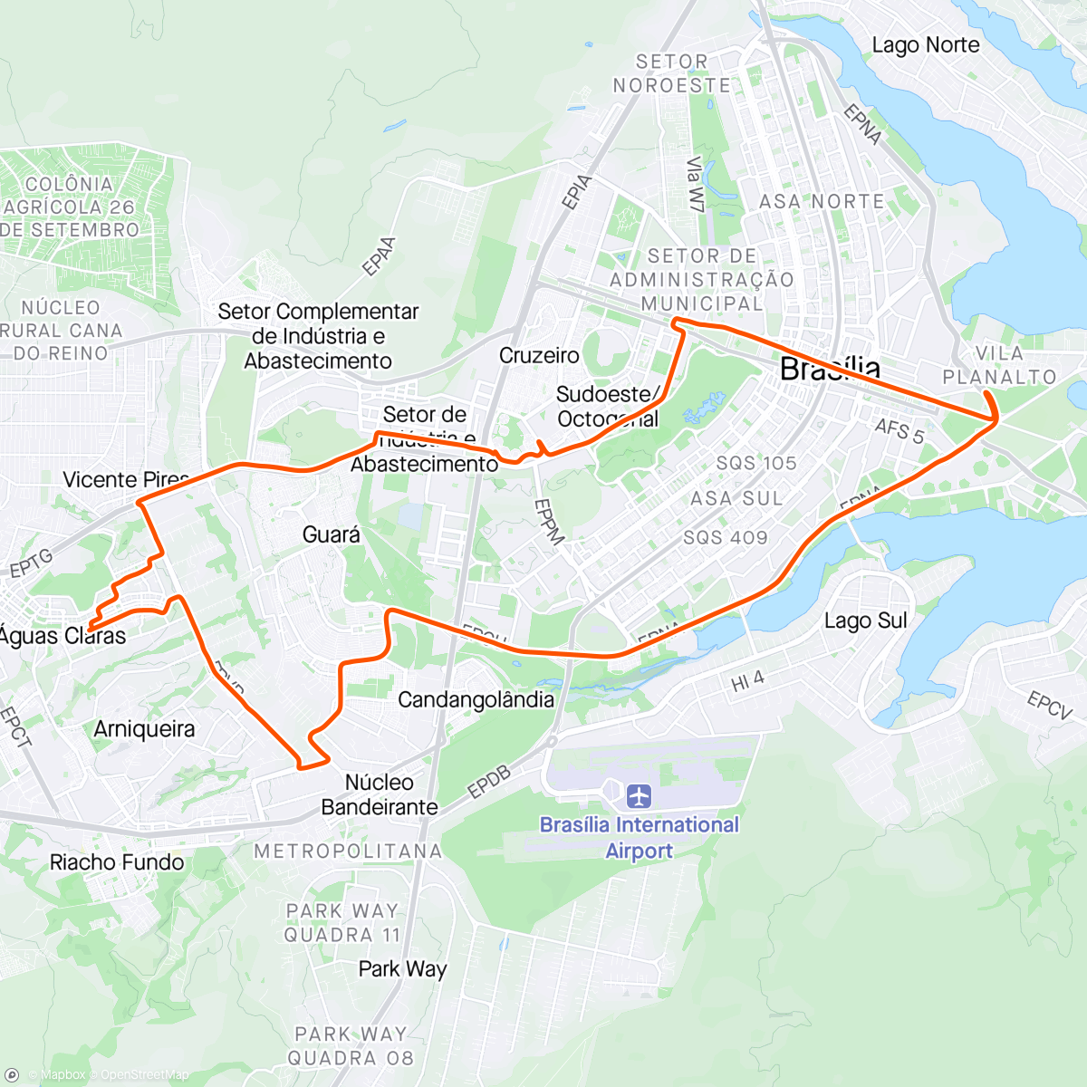 Mapa de la actividad, Pedal de Terça - BBT