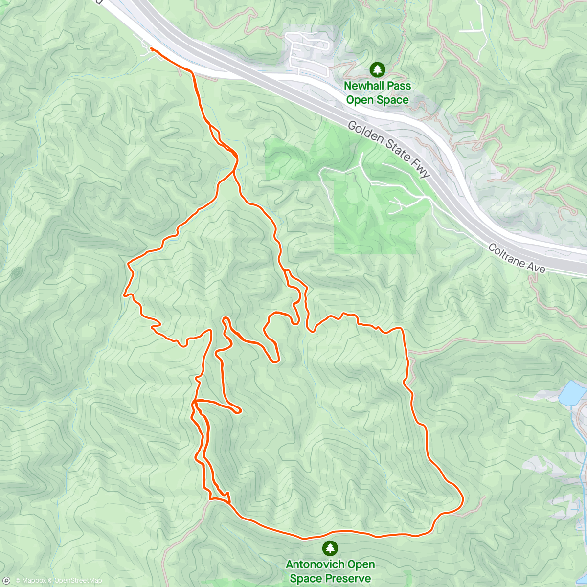 Map of the activity, KneeHealed KneeTrashed