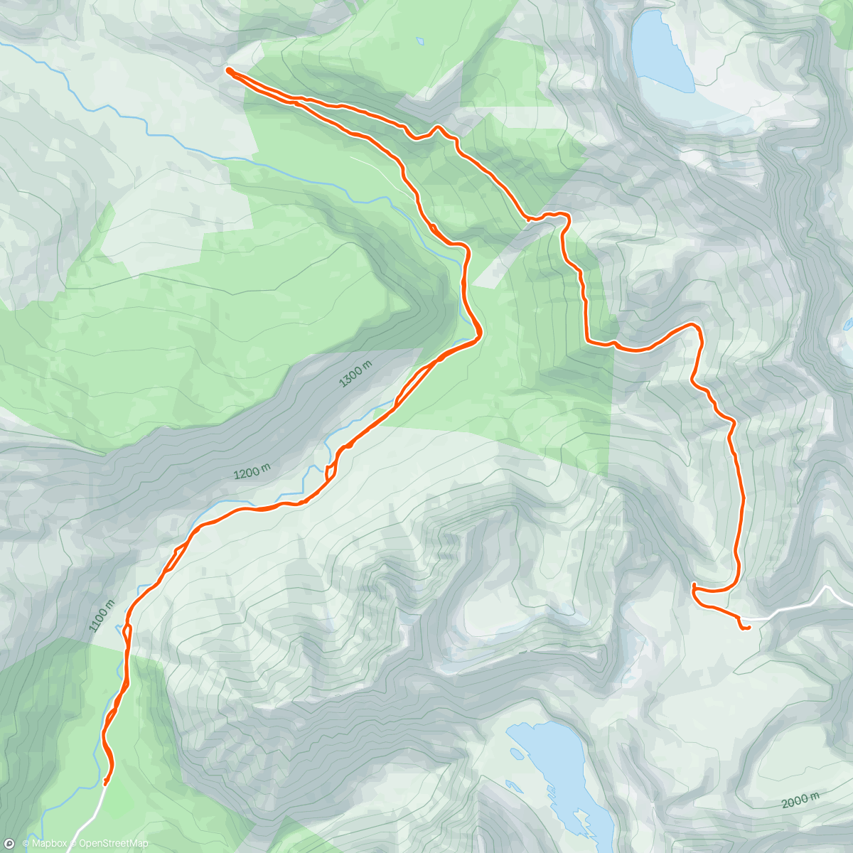 Map of the activity, Going to the Sun