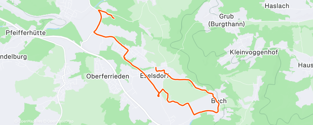 Карта физической активности (Running)