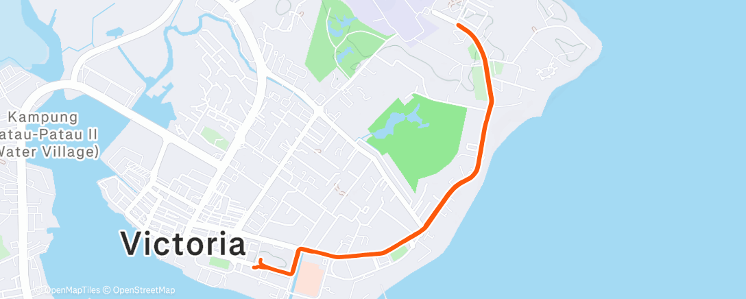 Map of the activity, Rolig 6km🏃🏼‍♂️‍➡️