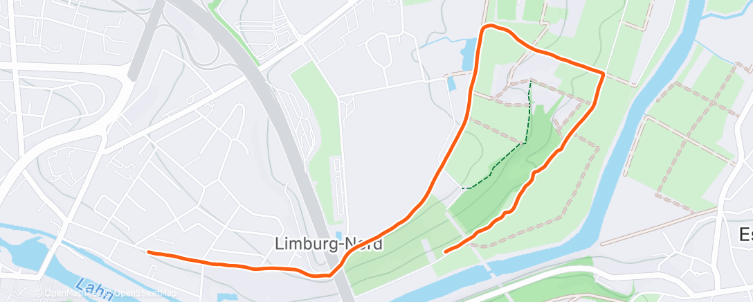 Map of the activity, Mittagspaziergang