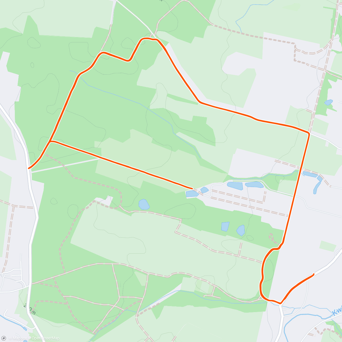 Map of the activity, Rado Morning Run