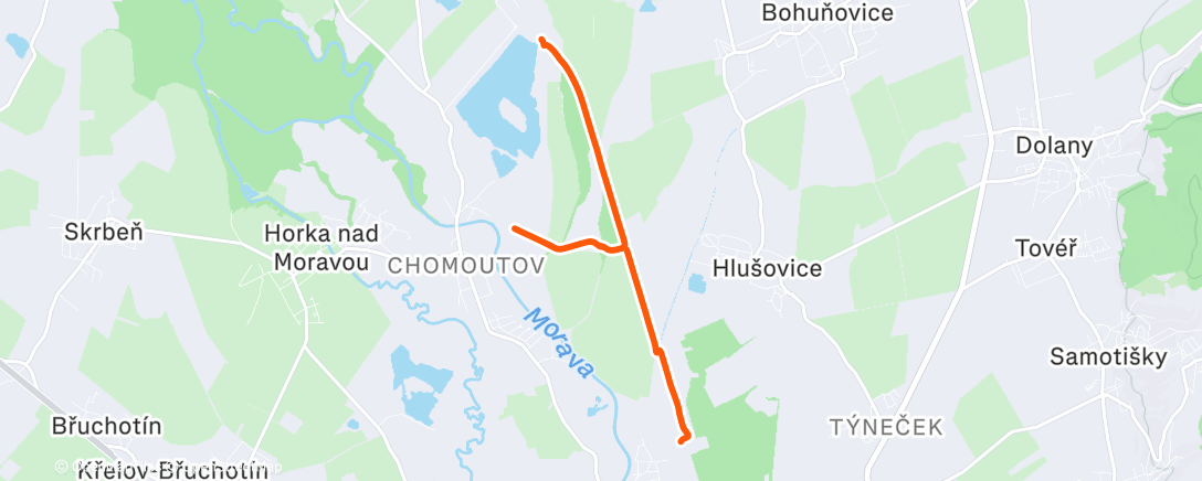 Карта физической активности (Morning Run)