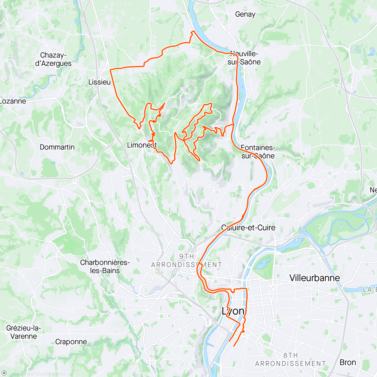 Map of the activity, 20- Reprise Mont Thou/ Mont Verdun