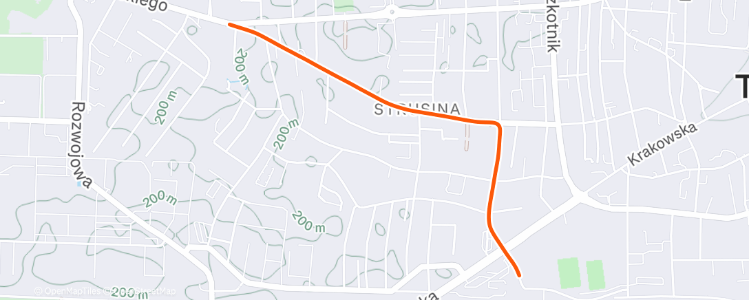 Map of the activity, Afternoon Ride