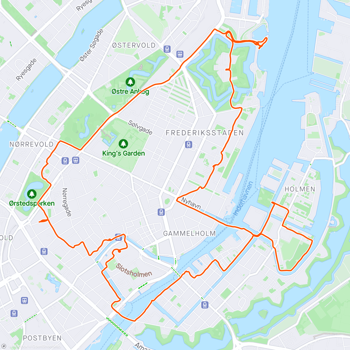 Map of the activity, Bike with Mike