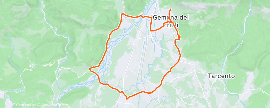 Карта физической активности (Giretto prima del pump ! ( recuperando podcast ✌️😜))