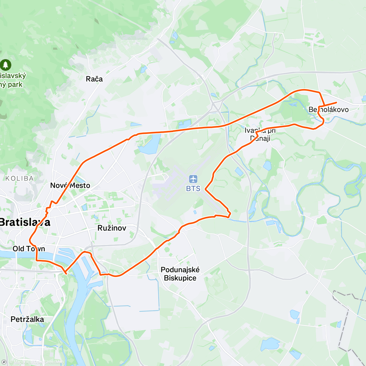 Map of the activity, AFTER & MBL