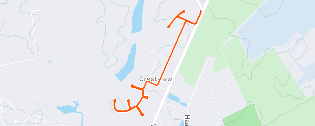 Map of the activity, buying some lotto tix