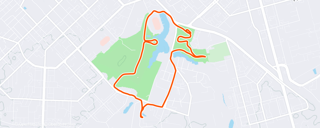 Карта физической активности (Северный лыжный заезд (после обеда))