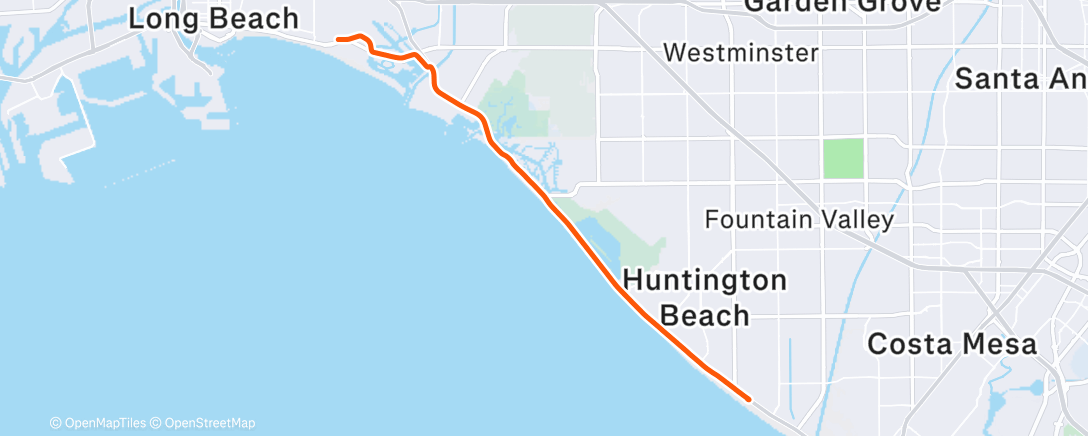 Map of the activity, Morning Ride