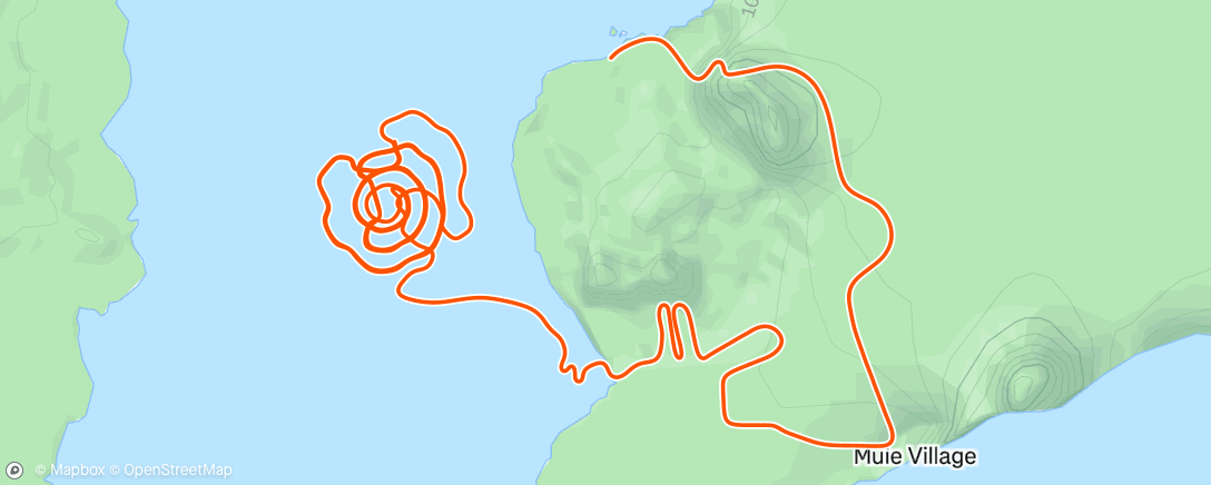 Map of the activity, Zwift - Volcano Climb in Watopia
