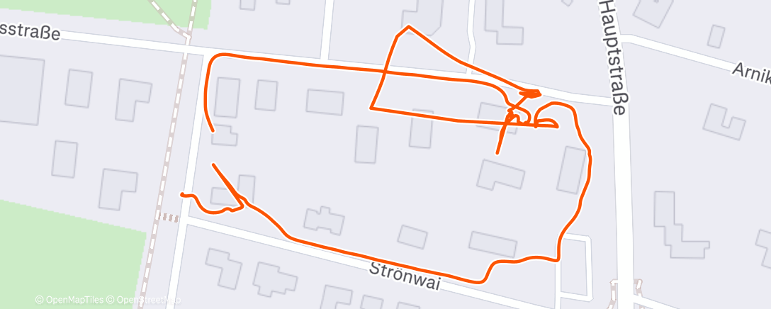 Map of the activity, Spaziergang am Nachmittag
