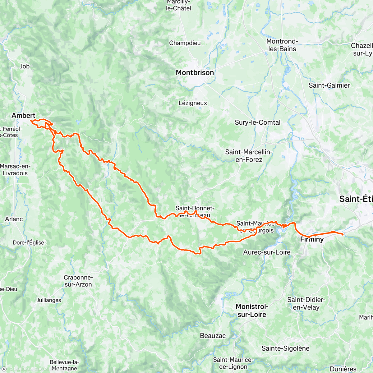 Map of the activity, 17/05/2025, 5h42 Objectif Pradeaux 😁🌞⛰️