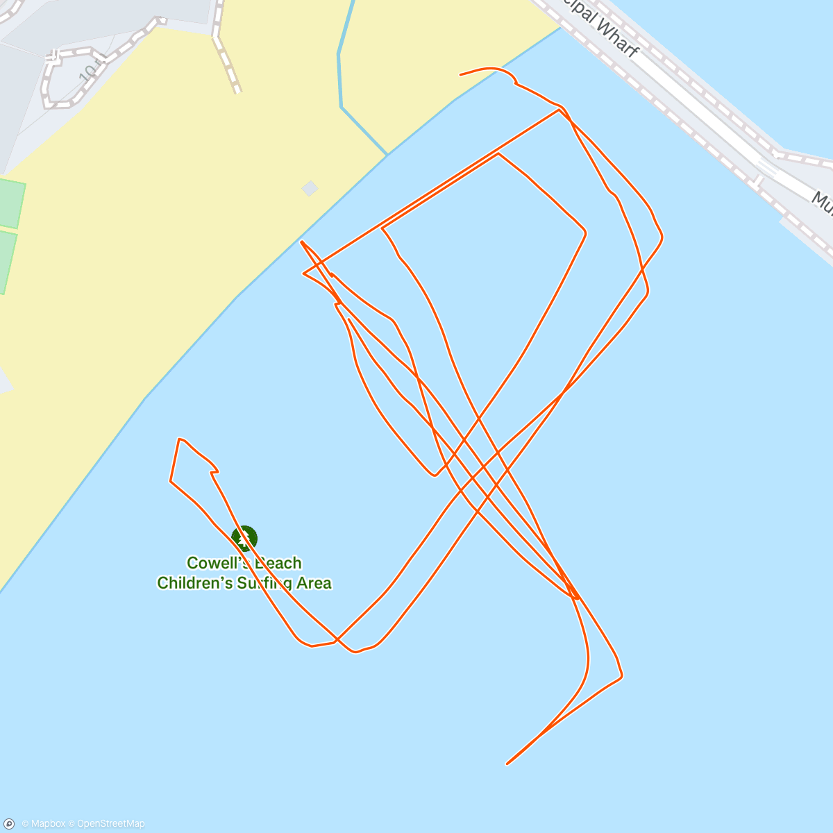 Map of the activity, Oceanside Prep