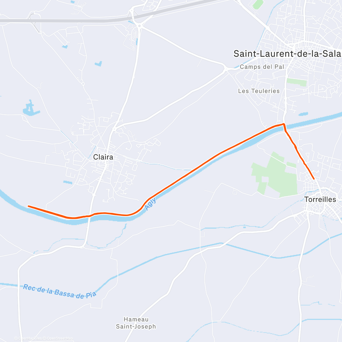 Map of the activity, Runna M-2026-23W / Week #8 Long