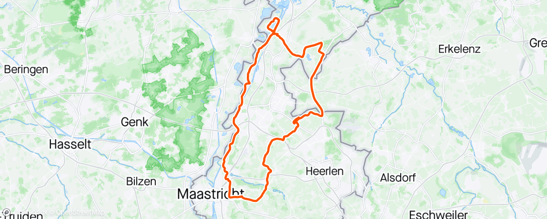 Map of the activity, Middagrit