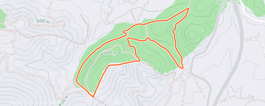 Map of the activity, Primer CaCo monte con Dama