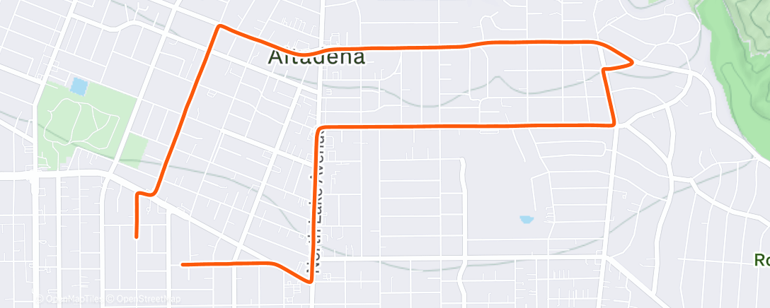 Map of the activity, Afternoon Ride