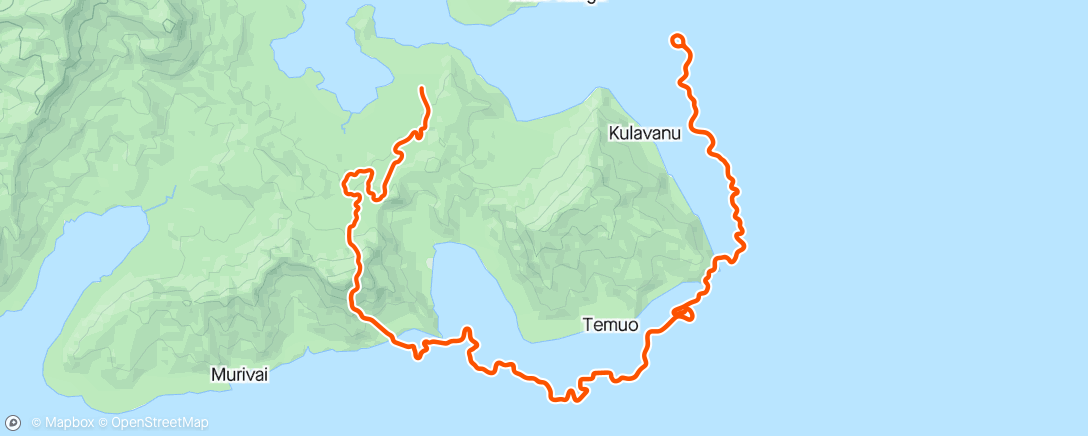 Mapa de la actividad (Zwift - Coast Crusher in Watopia)