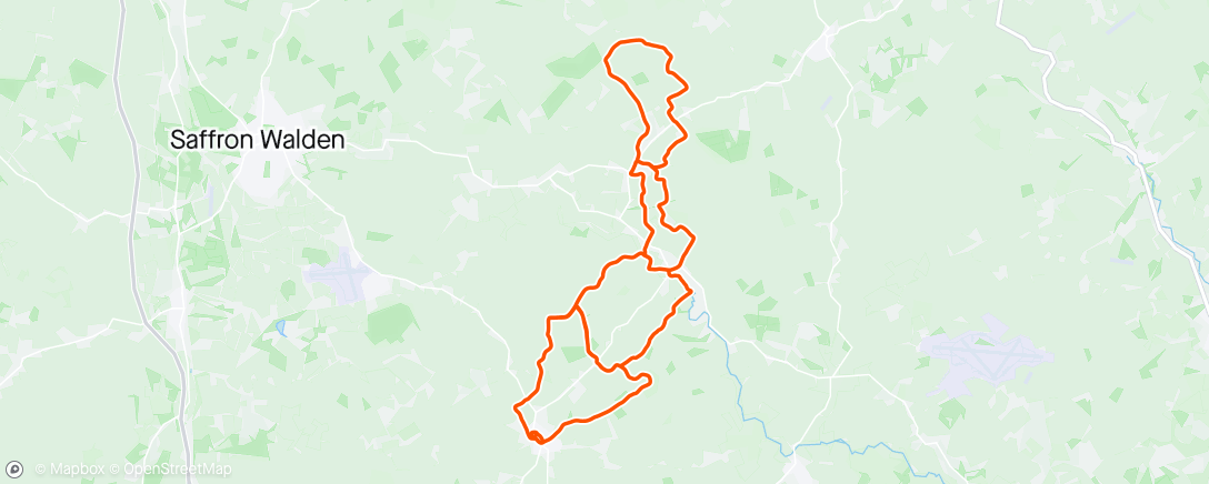 Map of the activity, The Highway Trail Marathon