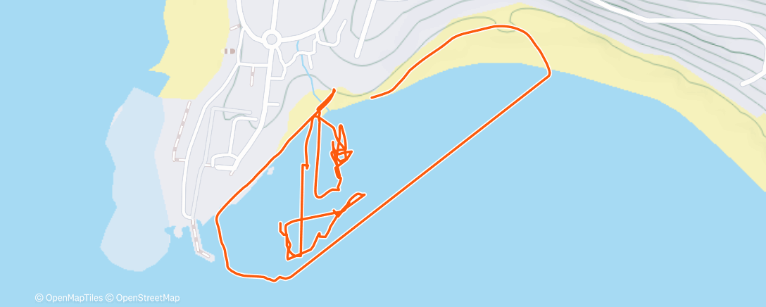 Map of the activity, Surf