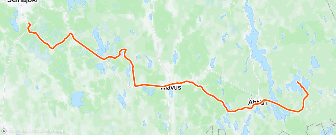 Map of the activity, Gravel ride