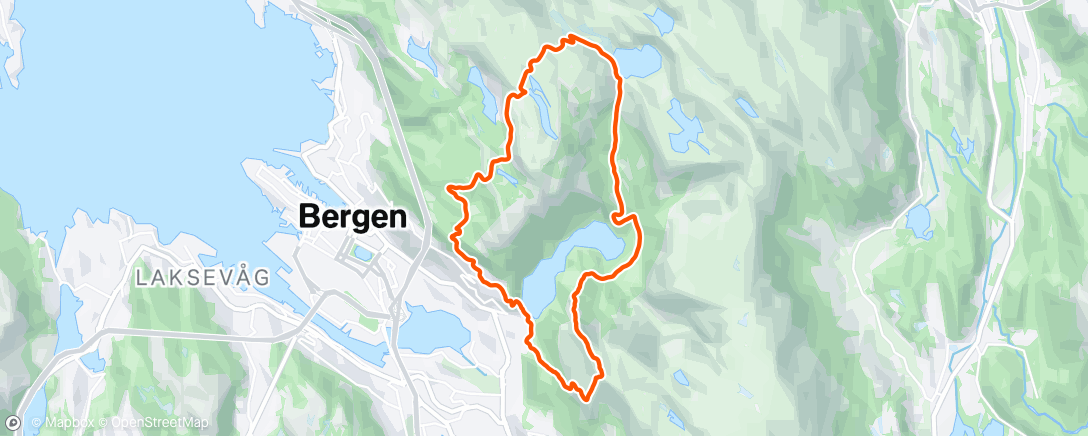 Mappa dell'attività Evening Trail Run