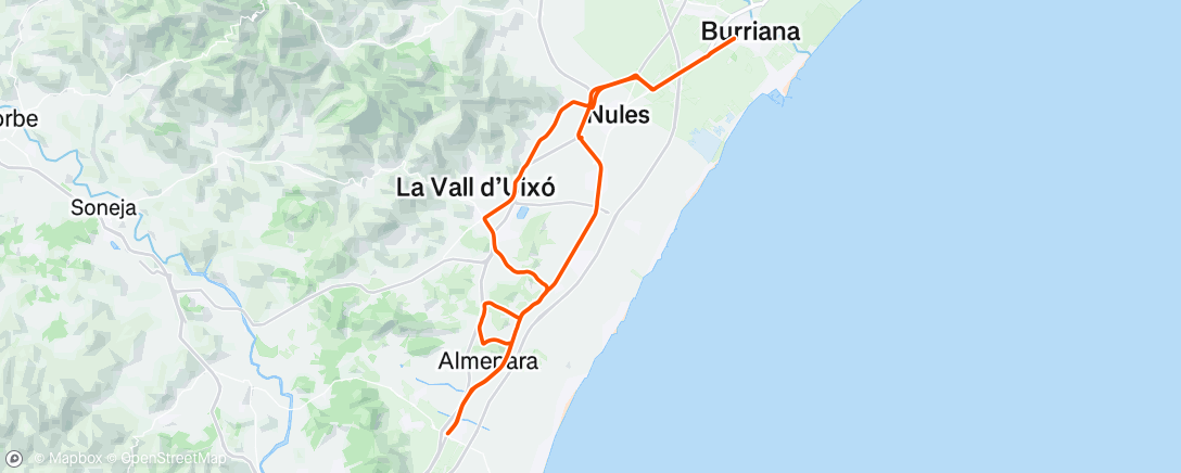 Map of the activity, Farinera ⚡️