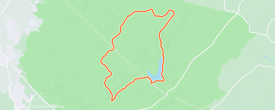 Map of the activity, Evening Hike