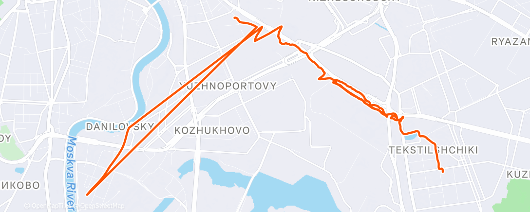 Map of the activity, 🌨 Afternoon Walk