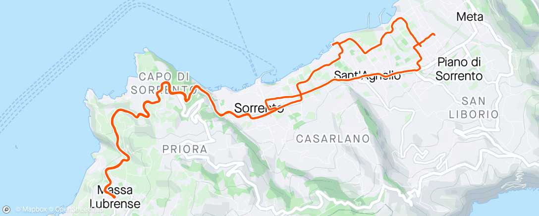 「Giro serale」活動的地圖