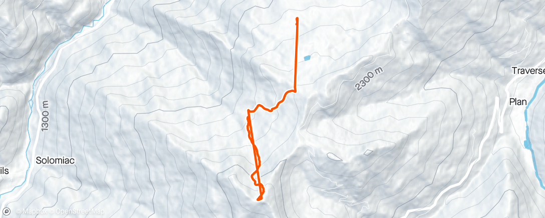 Map of the activity, Snow a Sestriere, IT