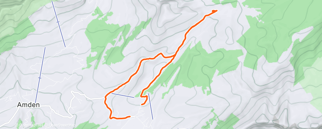 Map of the activity, Arvenbuel Vorderi Höhi