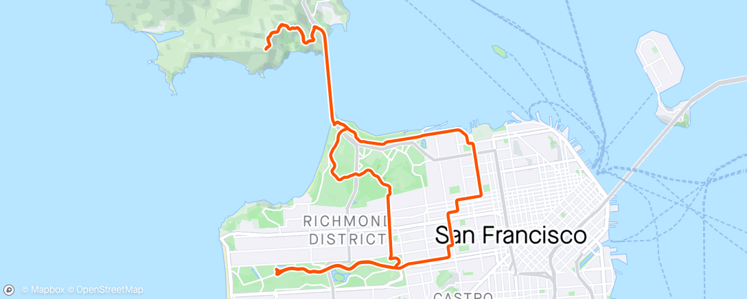 Map of the activity, Didn’t want to run today
