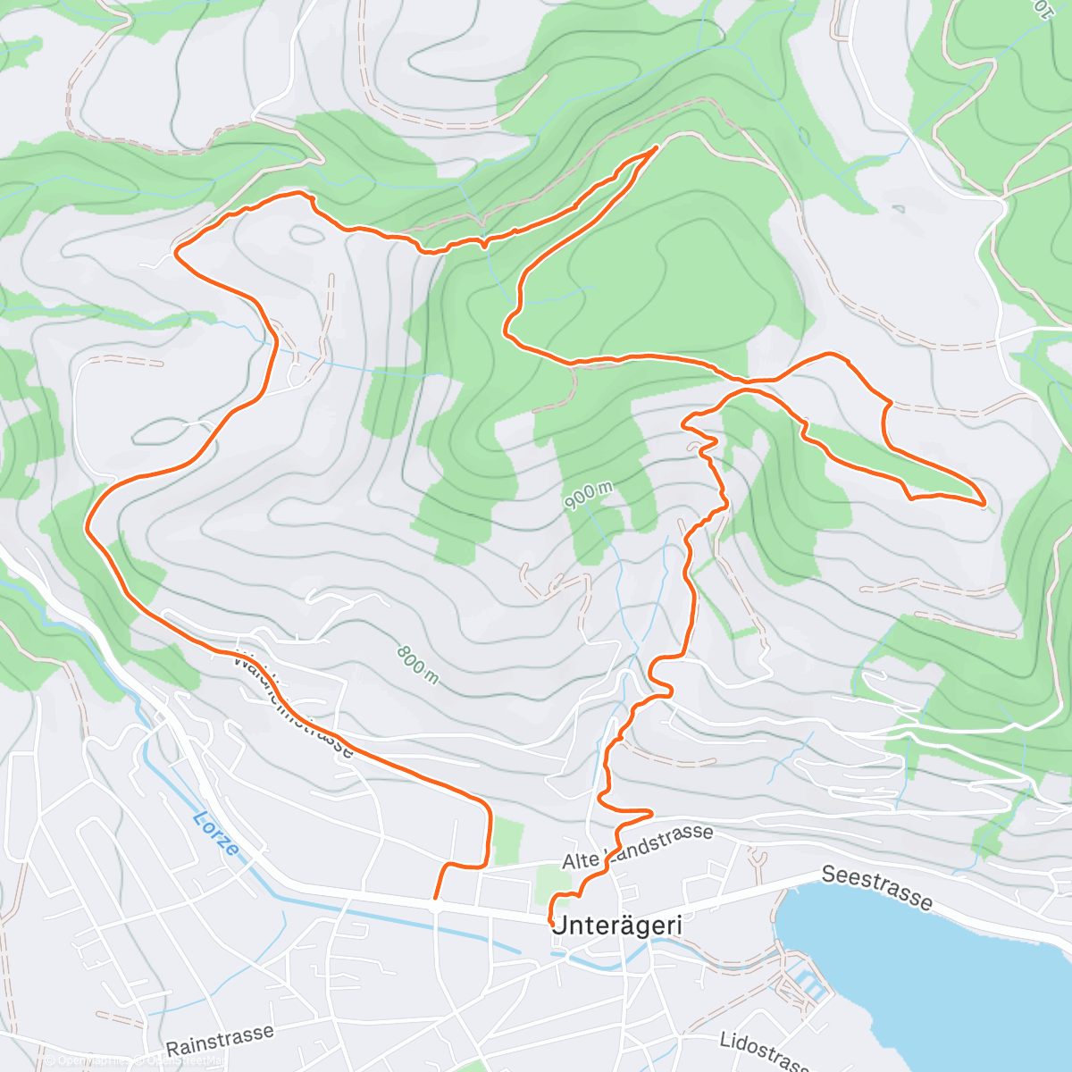Map of the activity, Zum Fliegerdenkmal 🪨