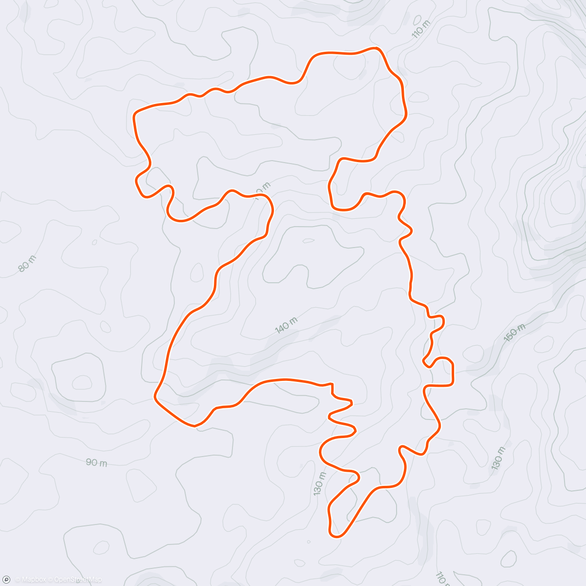 Map of the activity, Zwift - Up and Down in Makuri Islands