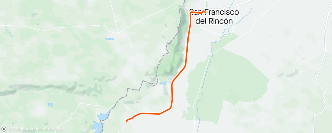 アクティビティ「Vuelta ciclística por la tarde」の地図