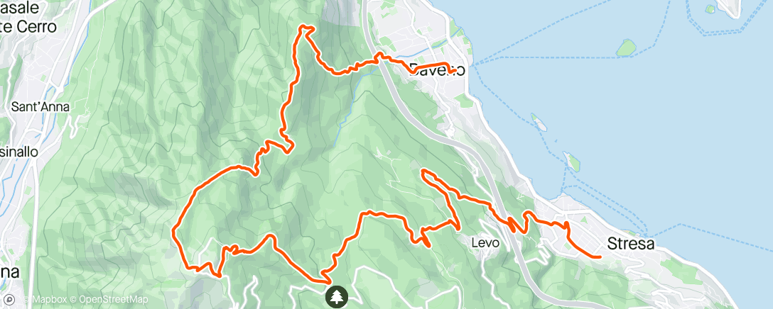 Map of the activity, Vibram Motty Trail Run