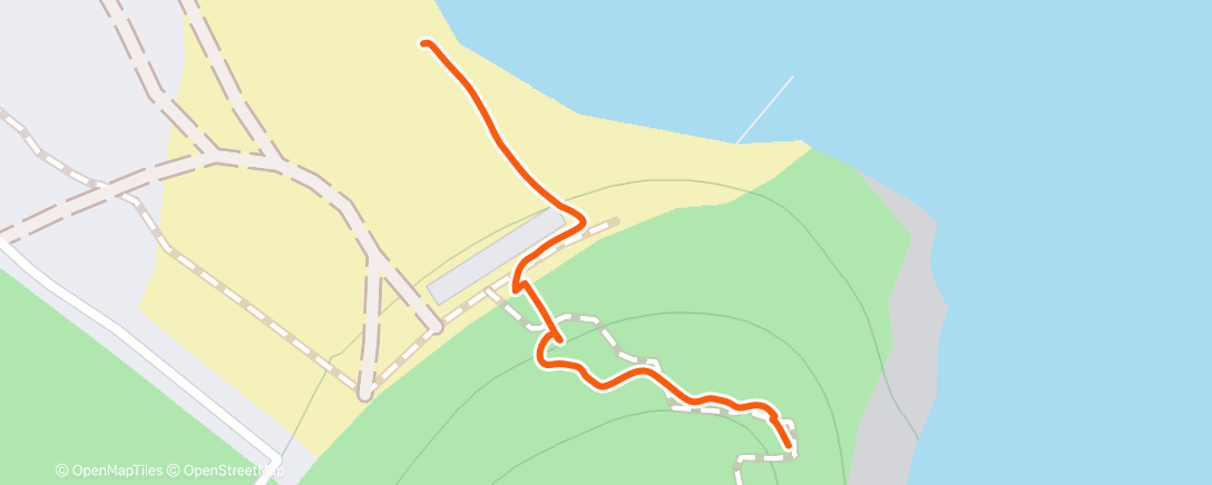 Map of the activity, Morning Walk