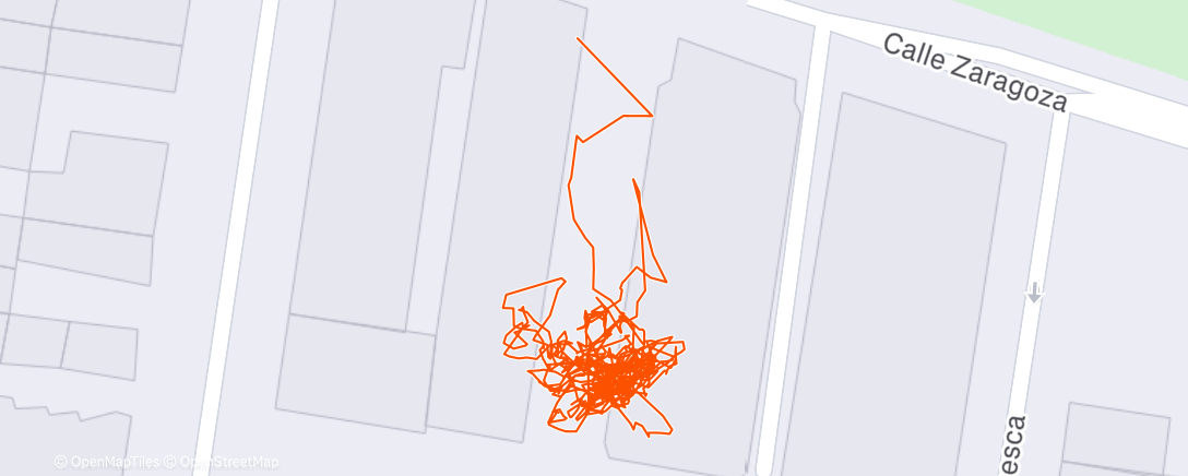 Карта физической активности (Entrenamiento a la hora del almuerzo)