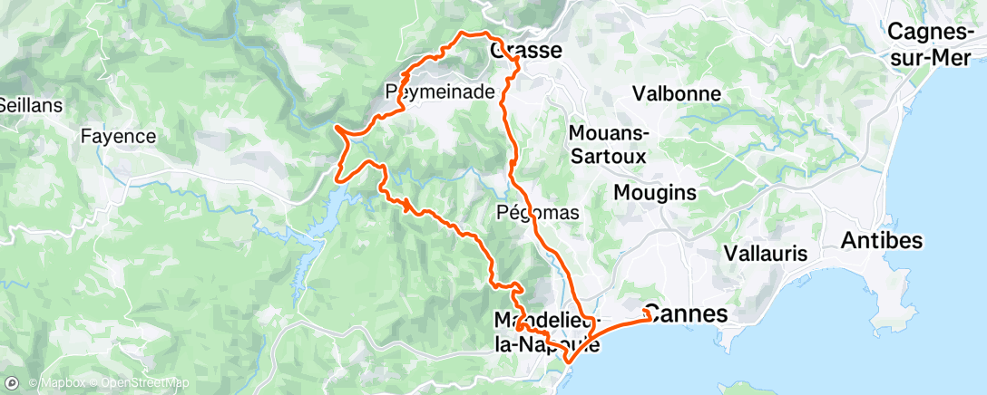 Mappa dell'attività Sortie vélo le matin