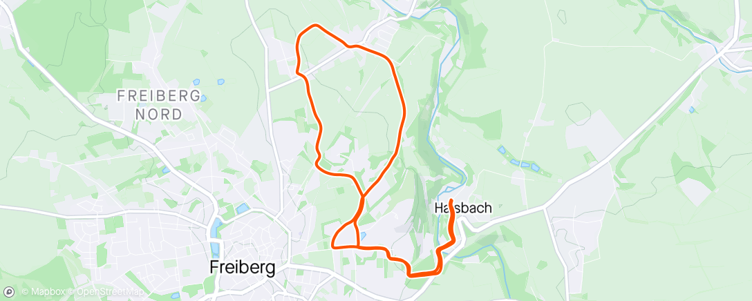 Map of the activity, Feierabendlauf mit André 🏃🏽‍♂️🏃🏽‍♂️👍🏼