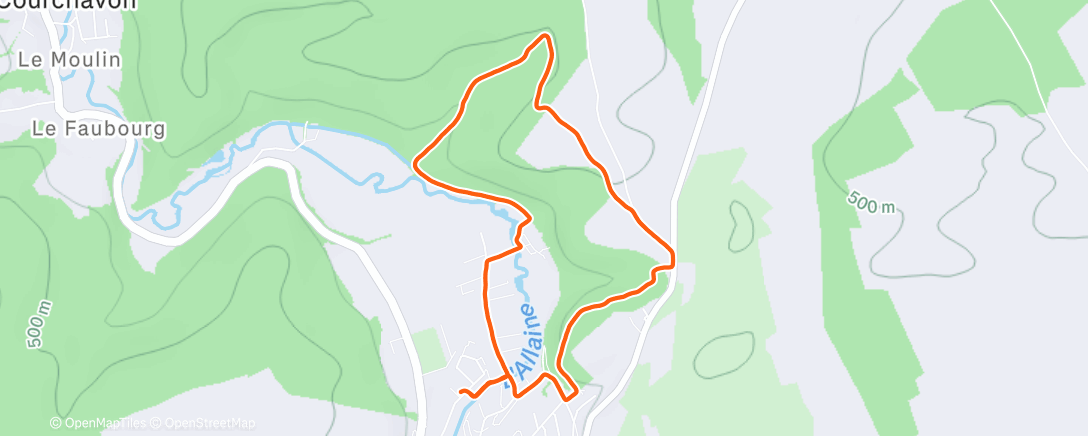 Map of the activity, Footing GSA