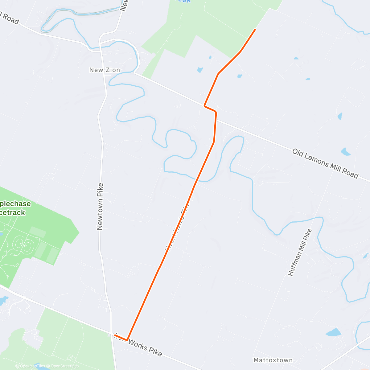 Map of the activity, ROUVY - 15 Minute Cool-down