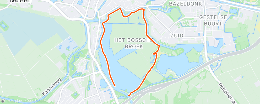 Карта физической активности (Bosschebroek)