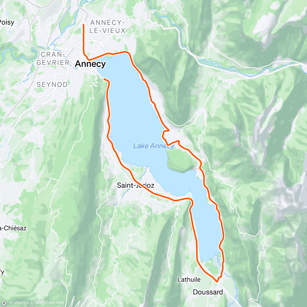 Map of the activity